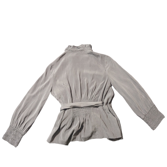 DVF Silk Wrap Blouse - Picture 2 of 8